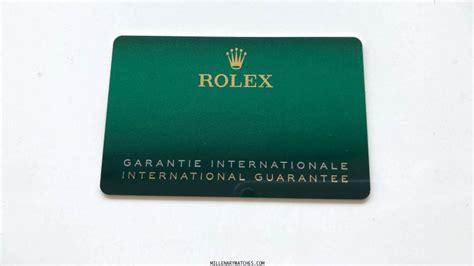 rolex garantie|rolex chronometer guarantee.